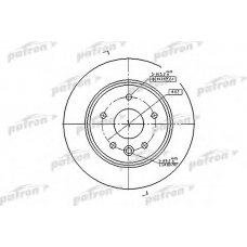 PBD2794 PATRON Тормозной диск