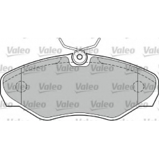 598545 VALEO Комплект тормозных колодок, дисковый тормоз
