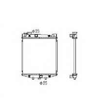506081 NRF Радиатор, охлаждение двигател