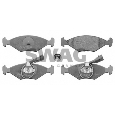 72 11 6101 SWAG Комплект тормозных колодок, дисковый тормоз