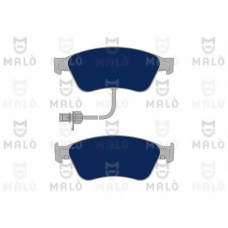 1050783 Malo Комплект тормозных колодок, дисковый тормоз