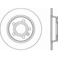 BDR1677.10 OPEN PARTS Тормозной диск