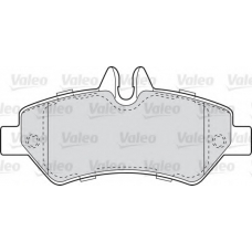 541728 VALEO Комплект тормозных колодок, дисковый тормоз