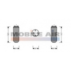 2700D150 VAN WEZEL Осушитель, кондиционер