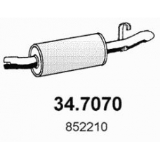 34.7070 ASSO Глушитель выхлопных газов конечный