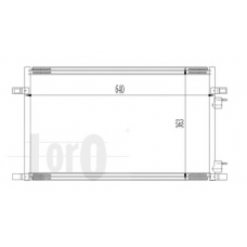 042-016-0010 LORO Конденсатор, кондиционер
