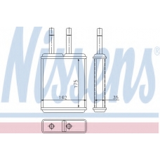 71957 NISSENS Теплообменник, отопление салона