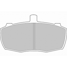 FD580V NECTO Комплект тормозных колодок, дисковый тормоз