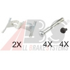 1658Q ABS Комплектующие, колодки дискового тормоза