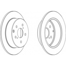 DDF1704 FERODO Тормозной диск