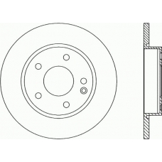 BDR1699.10 OPEN PARTS Тормозной диск