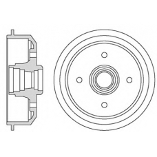 VBD606 MOTAQUIP Тормозной барабан