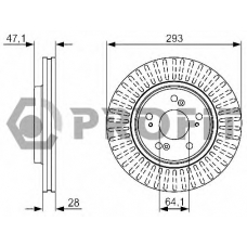 5010-1820 PROFIT Тормозной диск