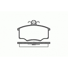 2046.20 ROADHOUSE Комплект тормозных колодок, дисковый тормоз