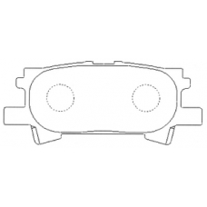 PN-1498 JNBK Колодки тормозные