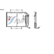 MSA5245 AVA Конденсатор, кондиционер