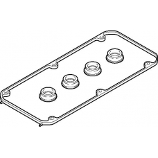 473.450 Elring Комплект прокладок, крышка головки цилиндра