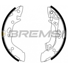 GF0739 BREMSI Комплект тормозных колодок