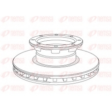 NCA1057.20 KAWE Тормозной диск