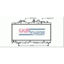 1712201 KUHLER SCHNEIDER Радиатор, охлаждение двигател