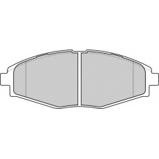 DBP201337 DURON Комплект тормозных колодок, дисковый тормоз