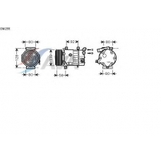 CNK255 GERI Компрессор, кондиционер