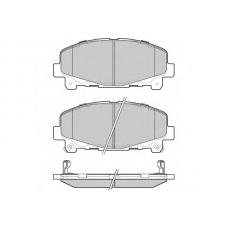 12-1373 E.T.F. Комплект тормозных колодок, дисковый тормоз