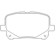 MDB2344 MINTEX Комплект тормозных колодок, дисковый тормоз