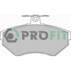 5000-1312 PROFIT Комплект тормозных колодок, дисковый тормоз