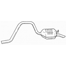 25680 SIGAM Глушитель выхлопных газов конечный