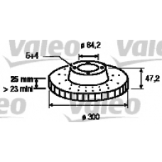 197145 VALEO Тормозной диск