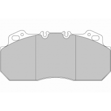 G6644 ABEX Комплект тормозных колодок, дисковый тормоз