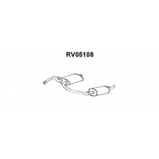 RV05108 VENEPORTE Глушитель выхлопных газов конечный