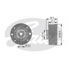 T41175 GATES Паразитный / ведущий ролик, зубчатый ремень