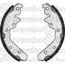 S 11 502 BREMBO Комплект тормозных колодок