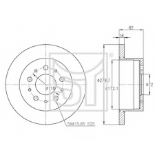 03.110.2600.100 TEMPLIN Тормозной диск