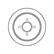 NBD319 NATIONAL Тормозной диск