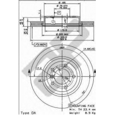 24817 AP Тормозной диск