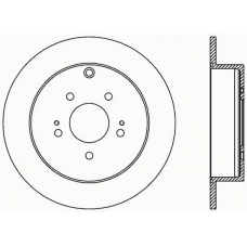 BDR2404.10 OPEN PARTS Тормозной диск