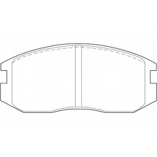 WBP21650A WAGNER LOCKHEED Комплект тормозных колодок, дисковый тормоз