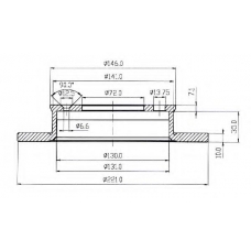 BDC3120 QUINTON HAZELL Тормозной диск