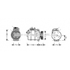 AIK247 Prasco Компрессор, кондиционер