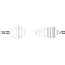 VO3019 General Ricambi Приводной вал