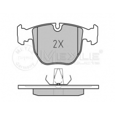 025 214 8619/PD MEYLE Комплект тормозных колодок, дисковый тормоз