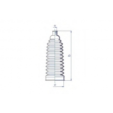 K5360 DA SILVA Пыльник, рулевое управление