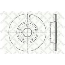 6020-4549V-SX STELLOX Тормозной диск