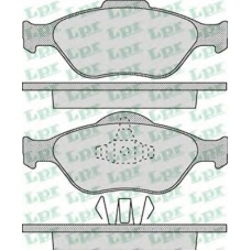 05P1088 LPR Комплект тормозных колодок, дисковый тормоз