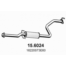 15.6024 ASSO Средний глушитель выхлопных газов