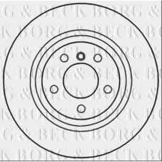 BBD5300 BORG & BECK Тормозной диск
