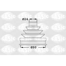 1906048 SASIC Комплект пылника, приводной вал